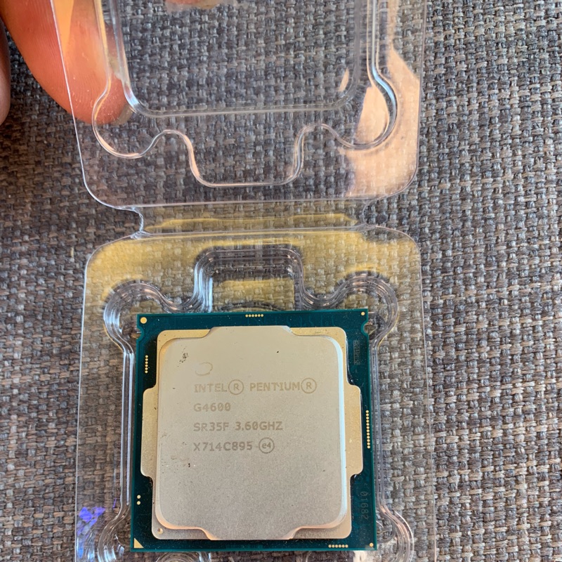 Intel g4600 1151 cpu 無盒 含原廠風扇