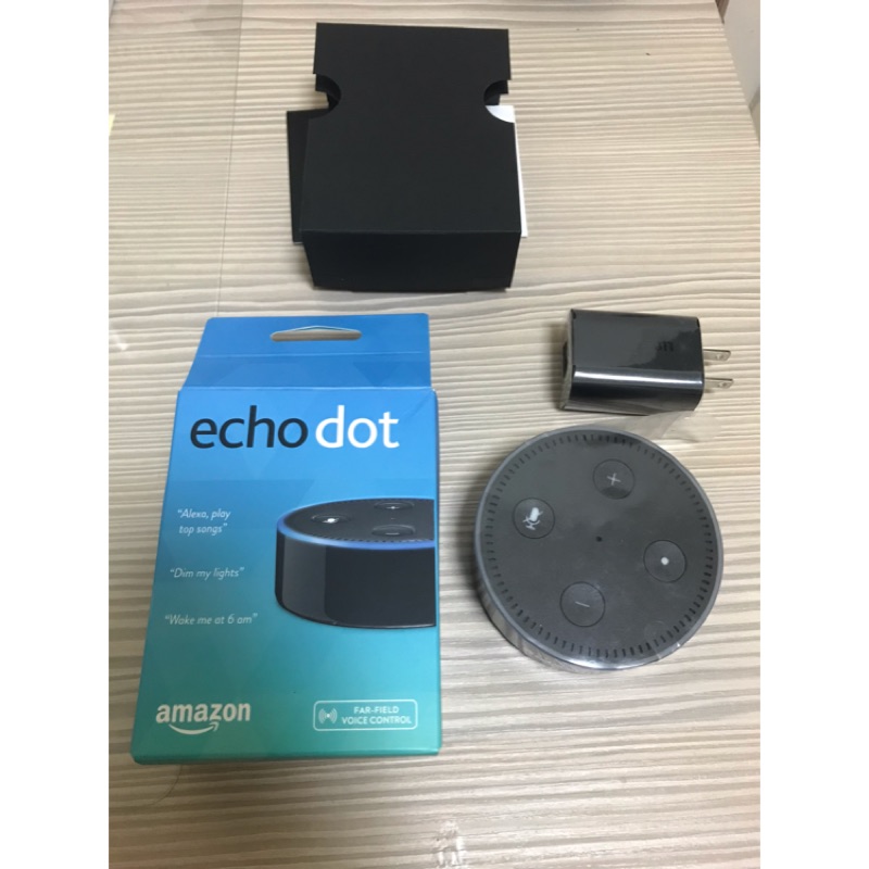 Amazon Echo Dot第二代 亞馬遜 語音助手 聲控 智能音響 喇叭 黑色