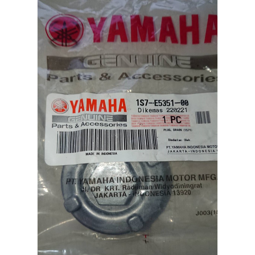 YAMAHA R15 V2 V3 M-SLAZ MT15 卸油 洩油 卸油蓋 卸油螺絲 機油螺絲1S7-E5351-00