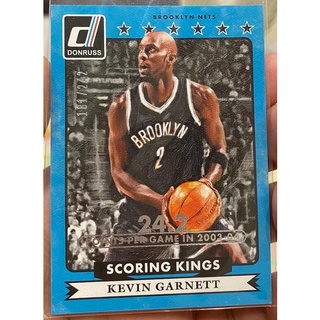 NBA 球員卡 Kevin Garnett 2014-15 Donruss Scoring Kings 限量242