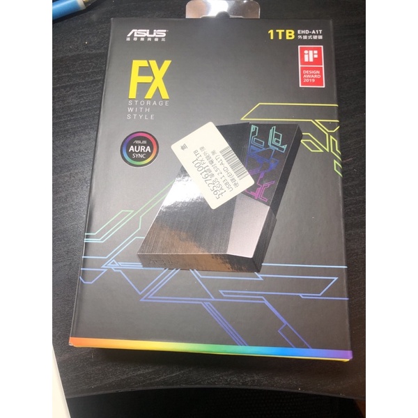 ASUS華碩 FX (EHD-A1T) 1TB USB3.1 2.5吋電競硬碟