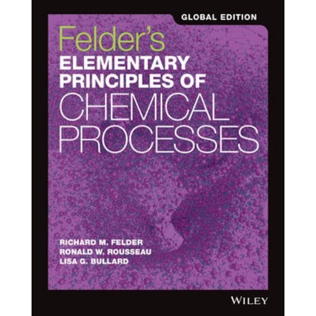 Felder’s Elementary Principles of Chemical Processes二手原文書