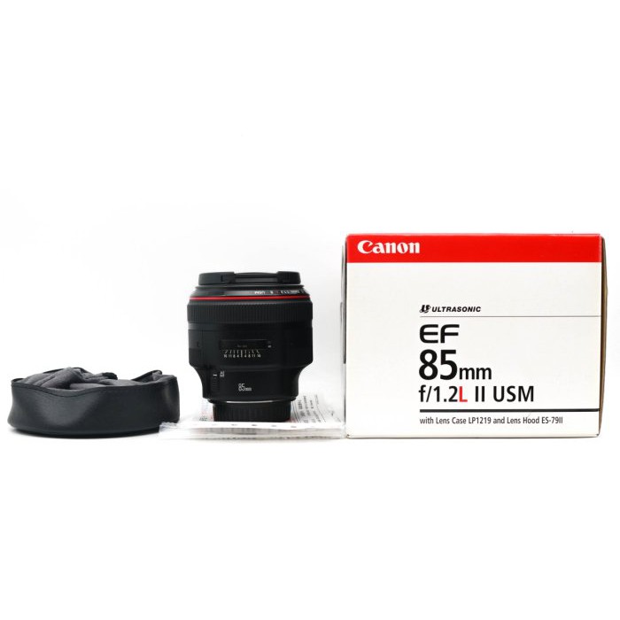 【青蘋果3C】CANON EF 85mm F1.2 L II USM 人像 定焦 UB鏡 公司貨 二手鏡頭 #41206