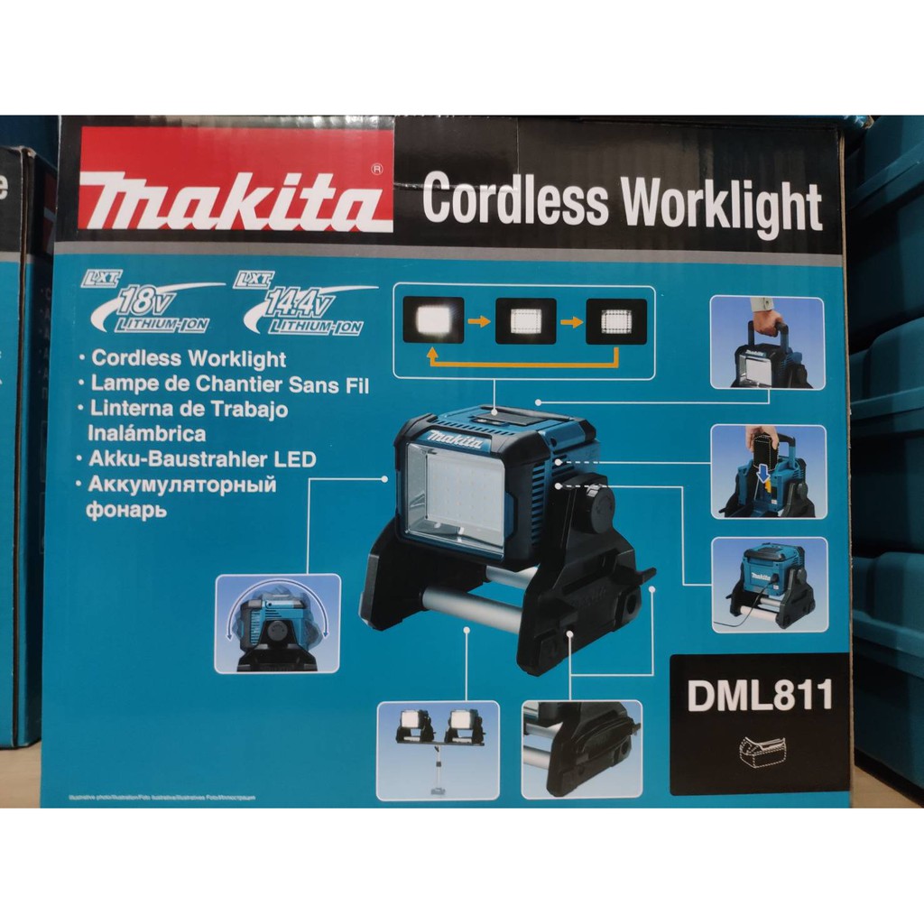 牧田 公司貨 Makita DML811 工作燈 18V充電式 照明燈 LED燈