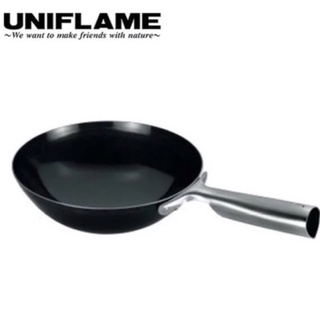 (現貨)UNIFLAME 中華鍋 17cm 炒鍋 中式炒鍋 鍋子 U-660027 露營 野炊 野營 野餐