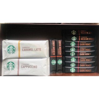 單包 隨手包 星巴克 Starbucks 特選系列 焦糖風味 卡布奇諾 中烘焙 深烘焙 拿鐵 香草 抹茶 隨身包 咖啡粉