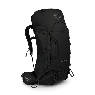 【Osprey】男款 Kestrel 48L專業登山背包 黑 M/L