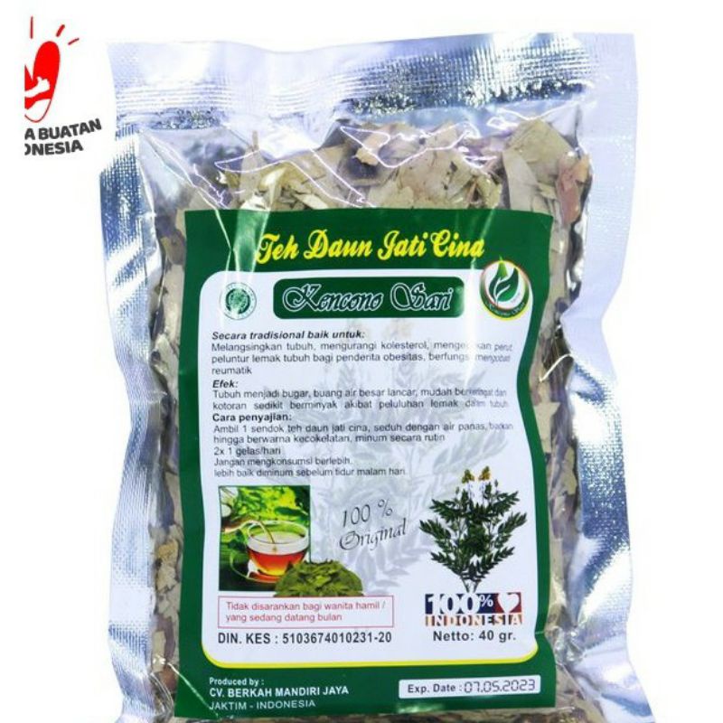 teh daun jati cina kencono sari original