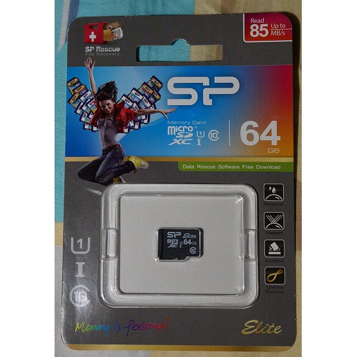 【全新未拆】廣穎 Sillcon-power MicroSDHC C10 U1 64GB/高速64GB手機記憶卡