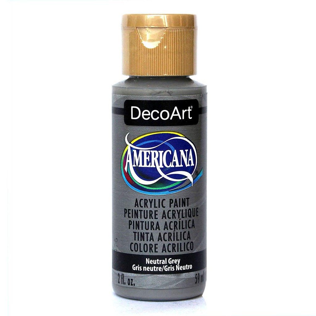 DecoArt 中性灰色 Neutral Grey 59 ml  Americana 壓克力顏料 DAO95 (美國)