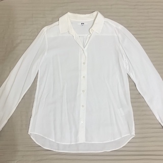 全新 Uniqlo 碎花雪紡襯衫 M 蝦皮購物