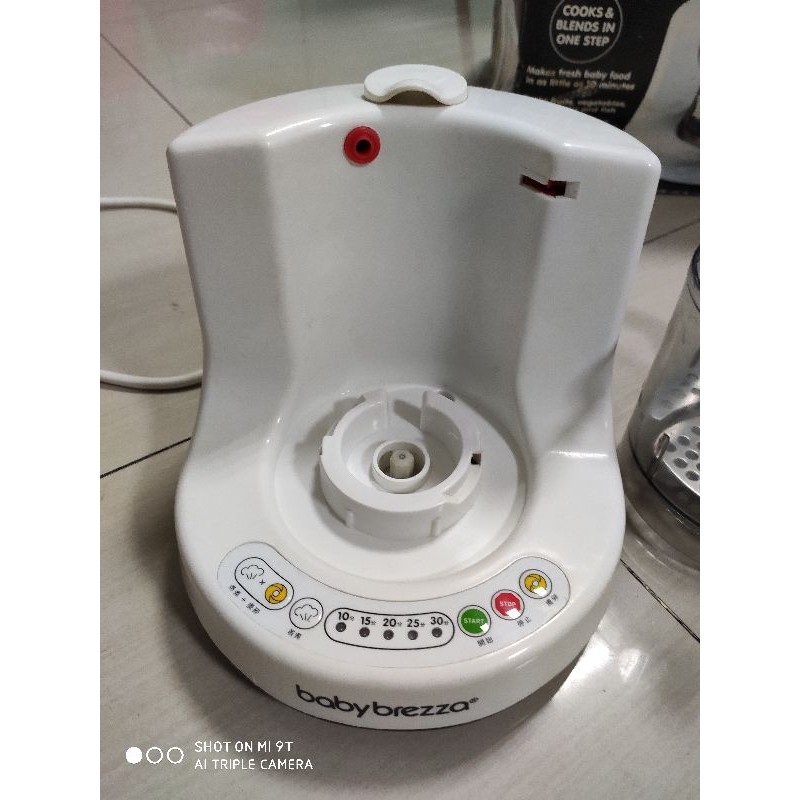 baby brezza副食品自動調理機，含蒸架（二手）