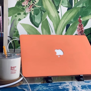2021春夏新色 Apple MacBook Air Pro 13 15吋 橘色 橙色 粉嫩色系 霧面保護殼 贈鍵盤膜