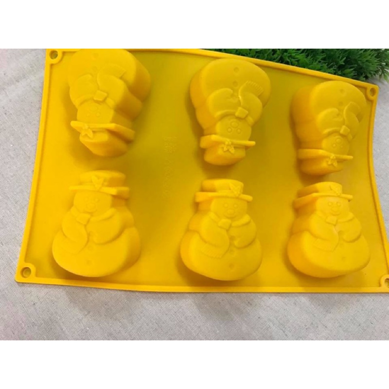 【美倫美】矽膠模 台灣出貨 雪人 烘焙 手工皂矽膠模 石膏 水泥 蠟燭模具