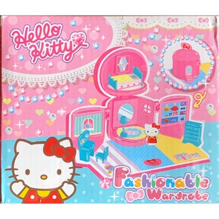 正版 Hello Kitty時尚衣櫥組 ST安全認證 玩具組 場景組 家家酒