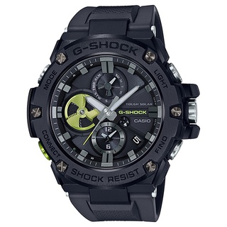 CASIO G-SHOCK GST-B100B-1A3 強悍藍芽太陽能錶 (黑X綠)