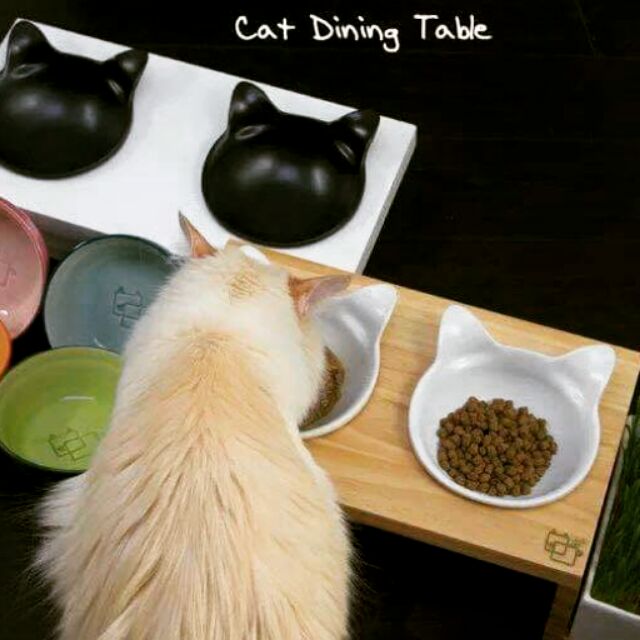 寵物陶瓷食盆 特色貓耳碗