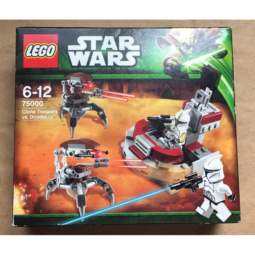 樂高 Lego Star Wars 75000 複製人兵和毀滅者機器人戰鬥包(星際大戰/克隆兵/複製人士兵/複製人中士)