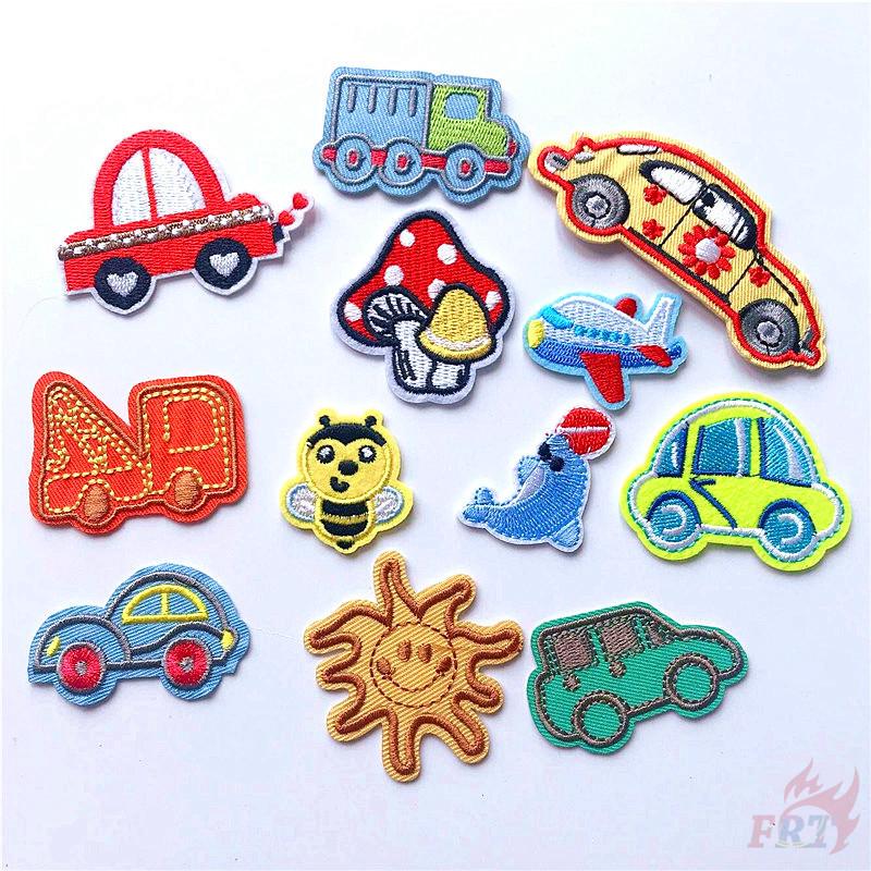 ☸ Kids Toys Iron on Patch ☸ 12Pcs Cute Cartoon Kids Patches