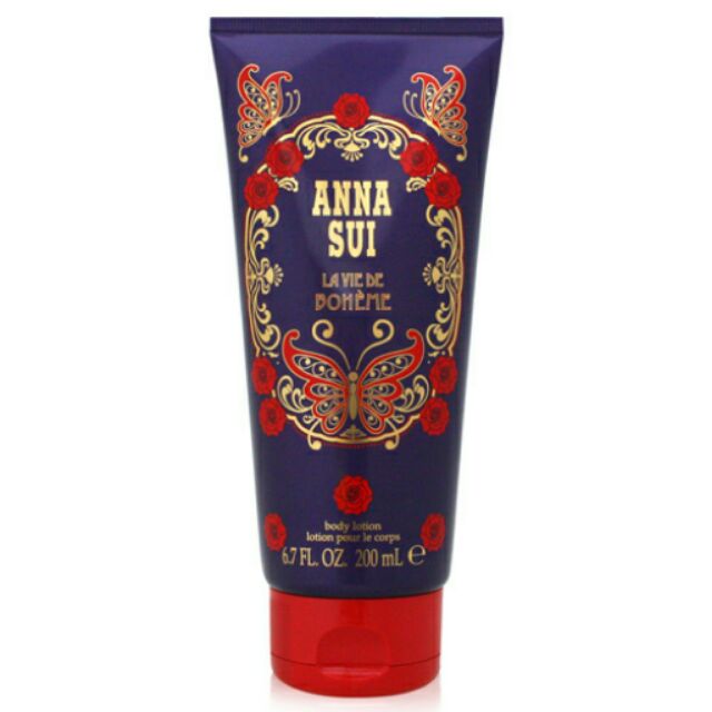 [免運] 魅力女香Anna sui 紫蝶戀女性身體乳(200ml)