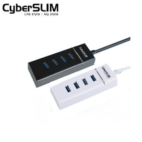 CyberSLIM  U3HUB4 4孔集線器hub   usb3.0