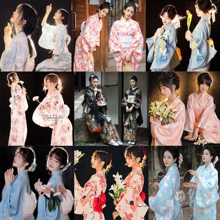 臺灣現貨+預購】優質版 神明少女和服 日本 和服 浴衣 傳統 和服女正裝傳統日本改良日系和風 花火大會 神社祈福 春日祭