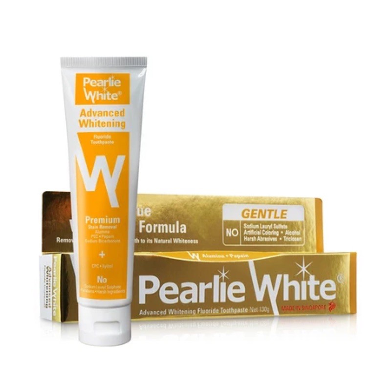 買一送一 Pearlie White Advanced Whitening必麗潔「專業配方」美白牙膏