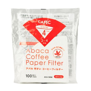 附發票【咖啡魂】CAFEC V02 錐形 手沖 咖啡 濾紙 1-4人 100入 (有漂白) 日本製 AC4-100W