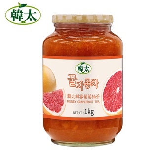 【即期品】韓太蜂蜜風味葡萄柚茶 1KG 韓國進口 酸甜 茶飲 果醬 調酒 優酪早餐