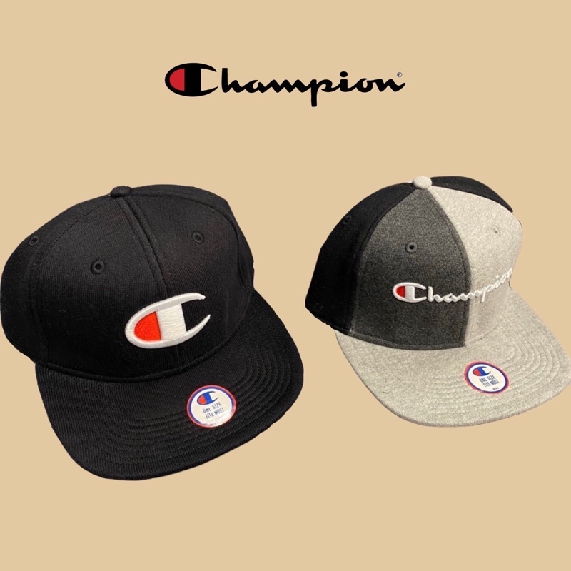 【MAIFA WORK】Champion 冠軍 刺繡老帽 棒球帽 黑色老帽 拼接老帽