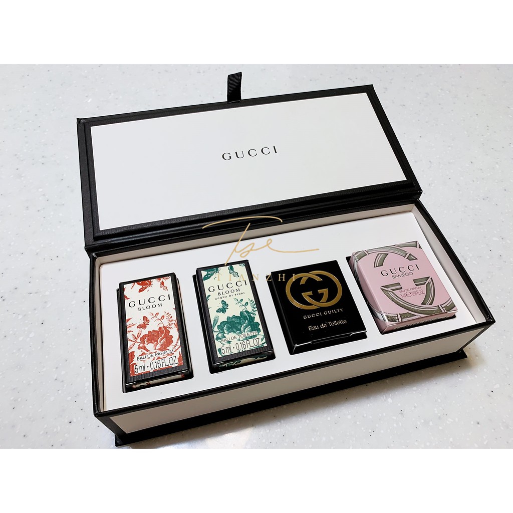 GUCCI BLOOM 女性小香四入禮盒5ml*4(花悅/花悅綠漾/罪愛/竹棻)