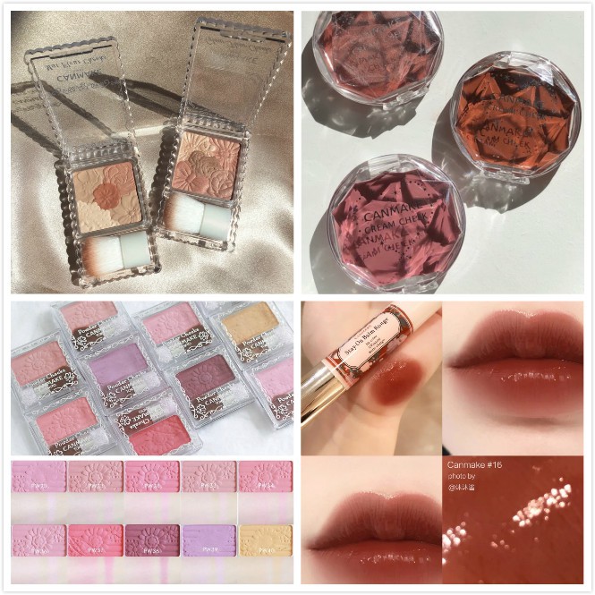 【M'a】現貨+預購 Canmake 花漾戀愛修容腮紅 腮紅霜 花朵 花瓣 頰彩 唇彩 唇頰兩用 唇膏 口紅 腮紅