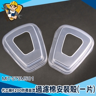 6200防毒面罩 濾蓋 保護蓋【精準儀錶】過濾棉專用蓋 MIT-ST3M501 塑膠蓋 濾毒保護殼