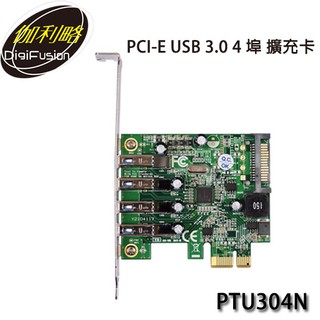 【3CTOWN】含稅開發票 伽利略 PTU304N PCI-E USB3.0擴充卡 4-Port