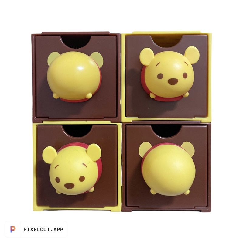 限時優惠 香港代購 7-11 Tsum Tsum 迪士尼 公仔 收納盒 抽屜 層層疊 熊抱哥 史迪奇 三眼怪 小熊維尼
