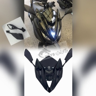摩億社 force 1.0 後照鏡 前移 支架 一套價 含大盾 直上 安裝簡單 亮黑 消光黑 含鍍鈦螺絲force2.0