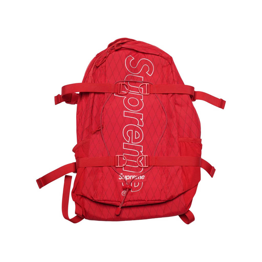 【Club Design】SUPREME 45TH BACKPACK 後背包 菱格紋 紅