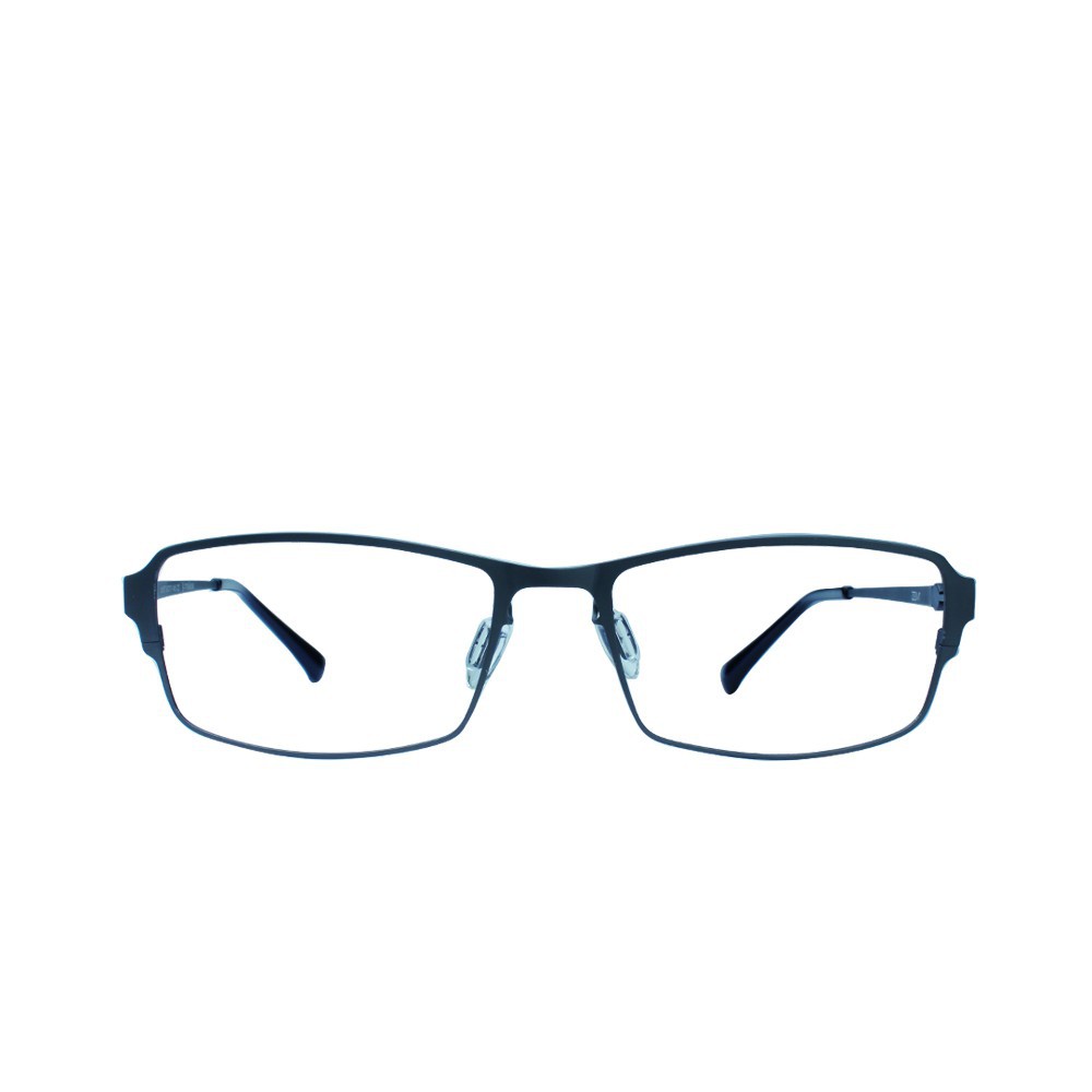 【Zizka+】眼鏡框黑色框黑色鏡腳 平光眼鏡(1807)