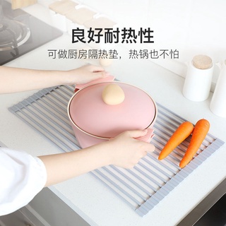 #新款#首推系列#日本爆款#Neoflam可折疊瀝水架廚房置物架餐具碗碟筷硅膠收納架洗碗池瀝水【新款 免運】