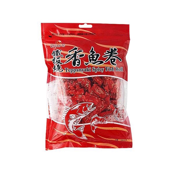 Chiao-E 巧益 鐵板燒香魚卷(190g)【小三美日】DS005760