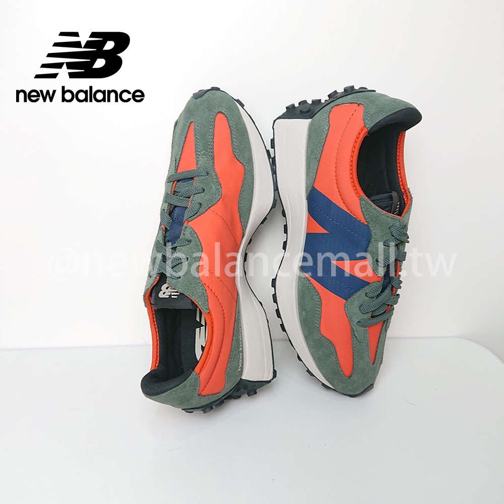 【New Balance】 NB 復古運動鞋_中性_橘綠藍_MS327TB-D楦 (網路獨家款) 327