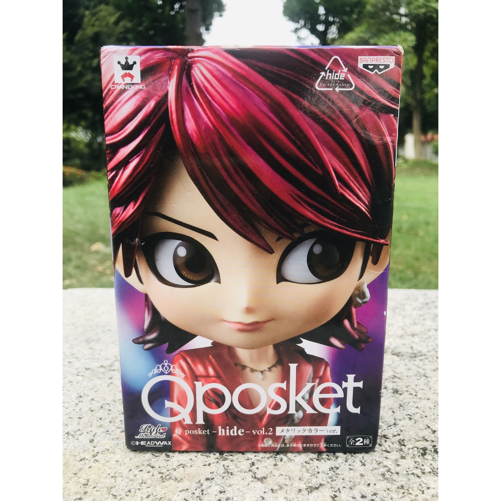 Lalaland 全新正版x Japan Qposket Qp Q版hide 松本秀人金屬色電鍍色 蝦皮購物