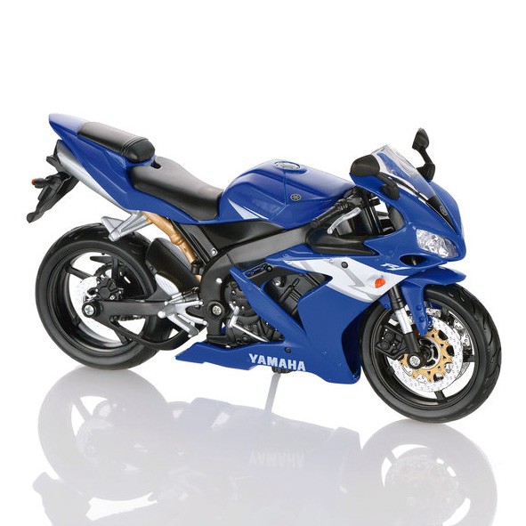 【德國Louis】Maisto Yamaha YZF-R1藍色山葉正版1:12摩托車美馳圖模型車模型機車10013290