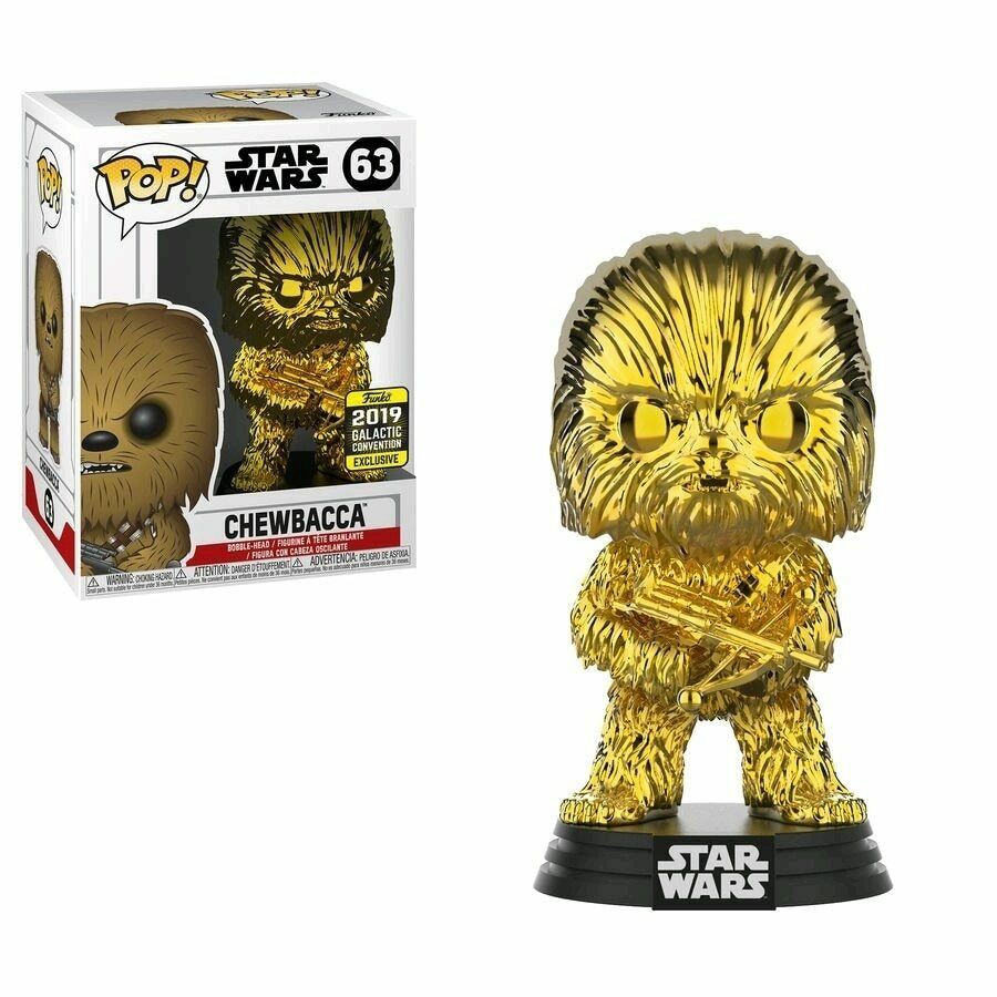 Funko Pop公仔星際大戰系列金色限定版 秋巴卡 Joybus 蝦皮購物