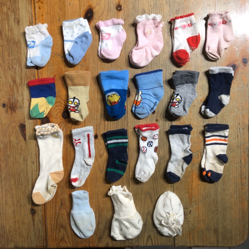 【米倉】二手母嬰用品/嬰兒襪/初生嬰兒襪套/嬰兒襪子/
