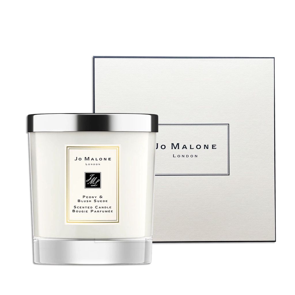 JO MALONE 牡丹與嫣紅麂絨香氛工藝蠟燭 200g 附禮盒 福利品 SP嚴選家