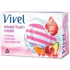 ❇️幾何館❇️ 印度香皂 VIVEL 綜合水果 Mixed Fruit + Cream 100克 即期品買一送一