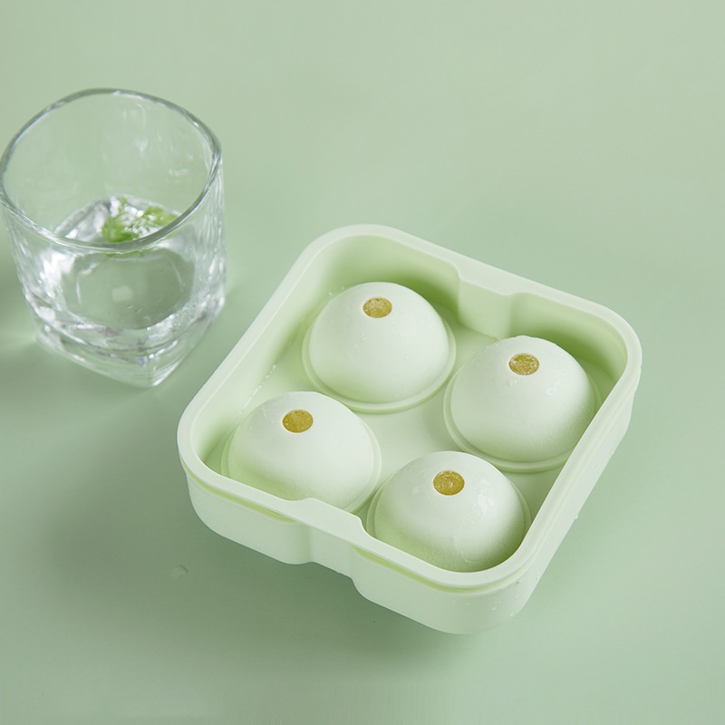 圓球冰盒 凍冰球 自製冰塊模具 食品級 家用創意球形冰模製冰盒 帶蓋製冰盒威士忌冰格日