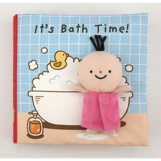 [美國媽咪] k's kids 奇智奇思布書 洗澡時間到囉！ It's Bath time (英文布書)