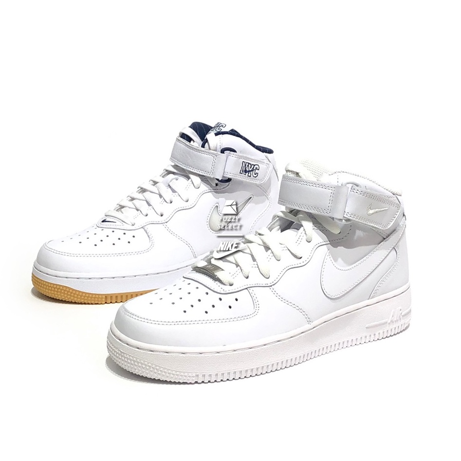air force 1s mid white
